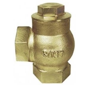 Sant Gun Metal Right Angle Lift Check Valve Integral Seat 100 mm, IS 23